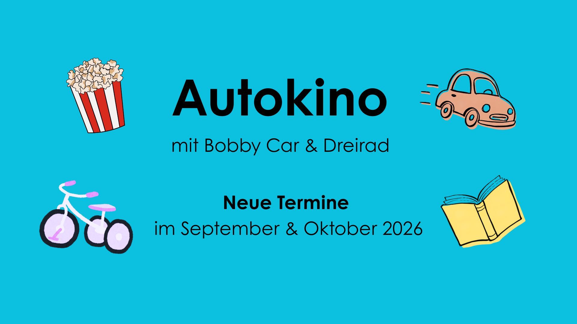 Grafik Autokino Stadtbibliothek Grafik Autokino Stadtbibliothek