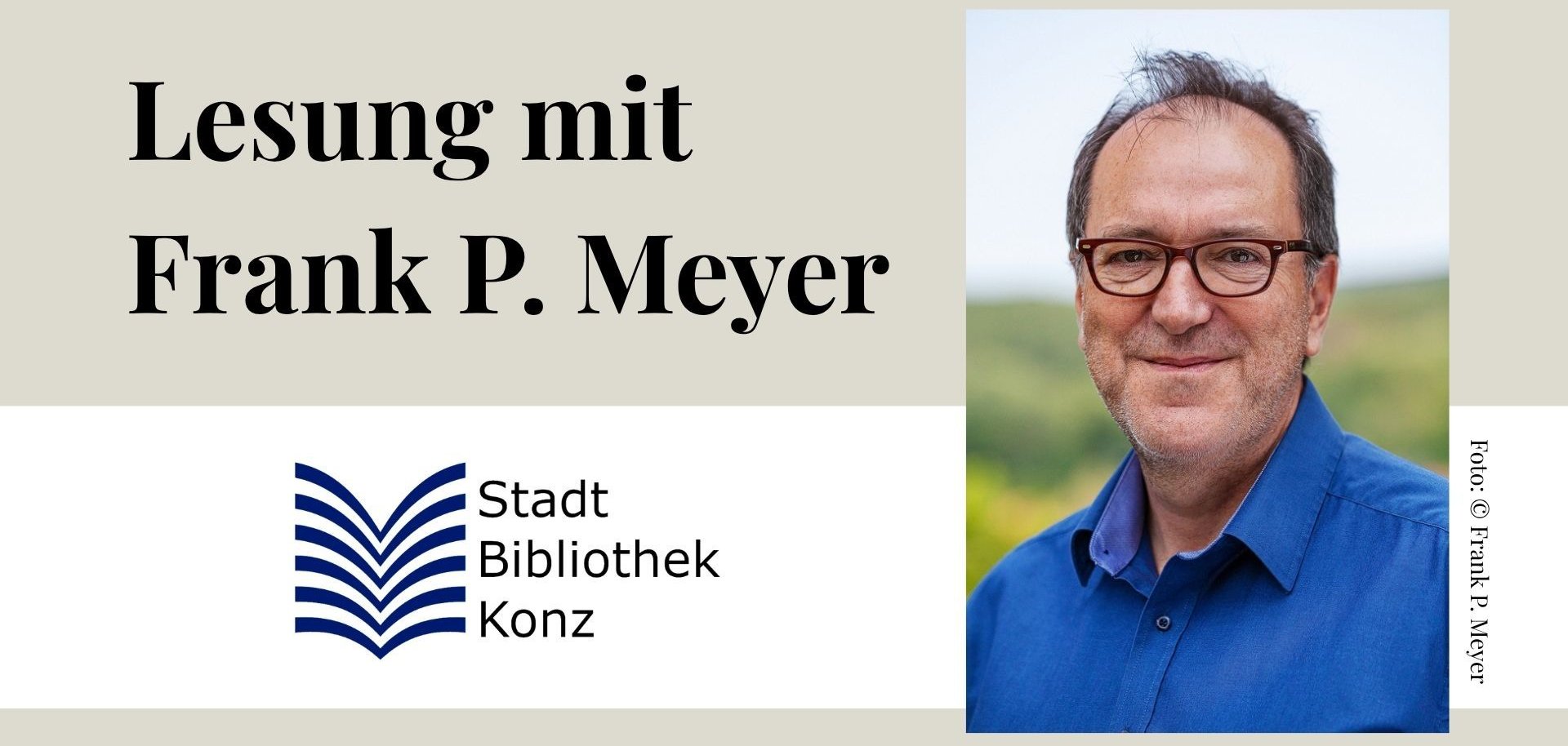 Symbolbild Lesung Frank P Meyer Symbolbild Lesung Frank P Meyer